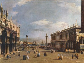 Canaletto Werke - Die Piazzetta Canaletto